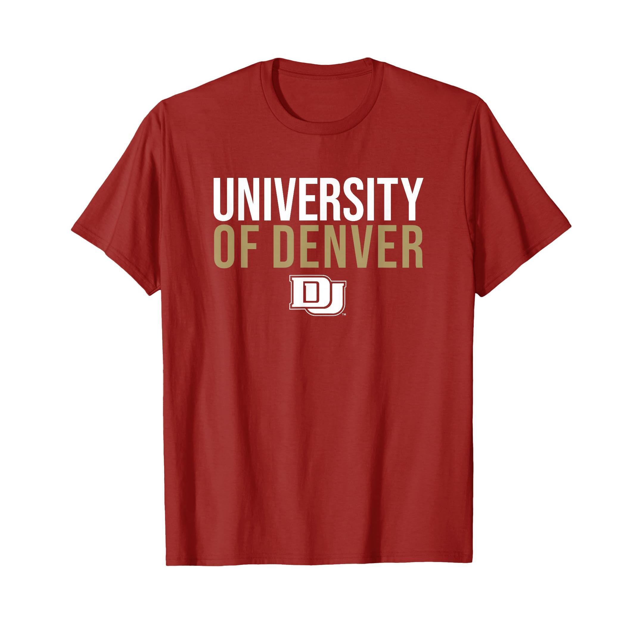 University Of Denver Pioneers Stacked T Shirt